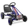 Costway Kids Pedal Go Kart Ride On Toys Outdoor Racer - Blue