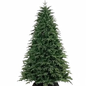 PE+PVC Artificial Christmas Tree with LED Lights