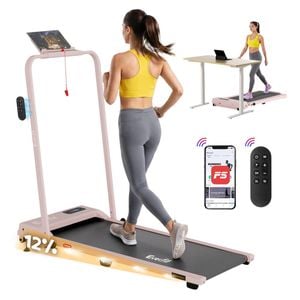 Everfit 3 In 1 Walking Pad Treadmill 12% Incline Under Desk Treadmills For Home With 38cm Belt App