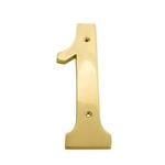 Sandleford 150mm Brass House Number 1