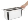 Vogue Gastronorm Pan Heavy Duty Stainless Steel 1/3 150mm