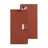 Goospery Rich Diary For Galaxy S23 Ultra - Brown