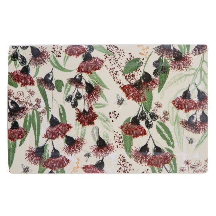 Ashdene Trudy's Garden Silver Princess New Bone China Platter Tray 25x16cm