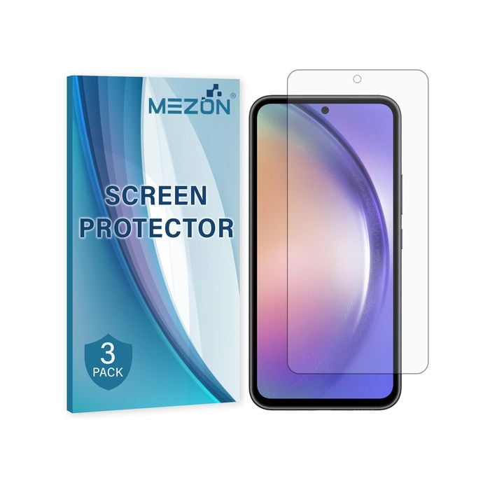 3 Pack MEZON Samsung Galaxy A54 5G Hydrogel Film Clear Screen Protectors