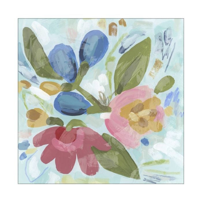 Artey | Bouquet Bounce II - Stretched Canvas - Stretched Canvas - 64 x 64cm