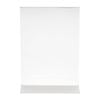 Olympia Menu Holder Upright Double Sided Acrylic A4 305x210x93mm Tabletop Display Signage