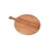 St. Claire Acacia Round Paddle Board Cutting Serving Wooden Serveware 42x31cm