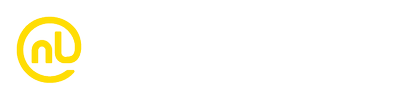 Noel lemming logo featuring a yellow n and l in a circle and commercial in white writing.