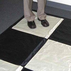 4.8m X 4.8m Life Sized Stitched Nylon Chess & Checkers Mat