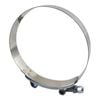 105-113mm T-bolt Hose Clamp Suits Silicone Hose, Stainless Steel