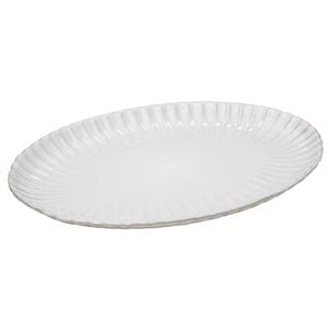 Ladelle Marguerite Stoneware Oval Serving/Entertaining Platter 40x27x3cm White