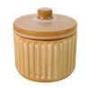 Maine & Crawford 9cm Inuk Ceramic Can Home Decor Storage Container w/ Lid Cream