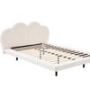 Joleen Boucle Bed Frame Cream - Queen