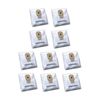 10pc Menalux Synthetic Vacuum Cleaner Bags For Nilfisk Power Series P10 P20 P40