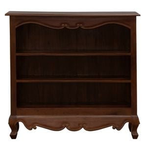 Queen Anne Low Bookcase - Mahogany