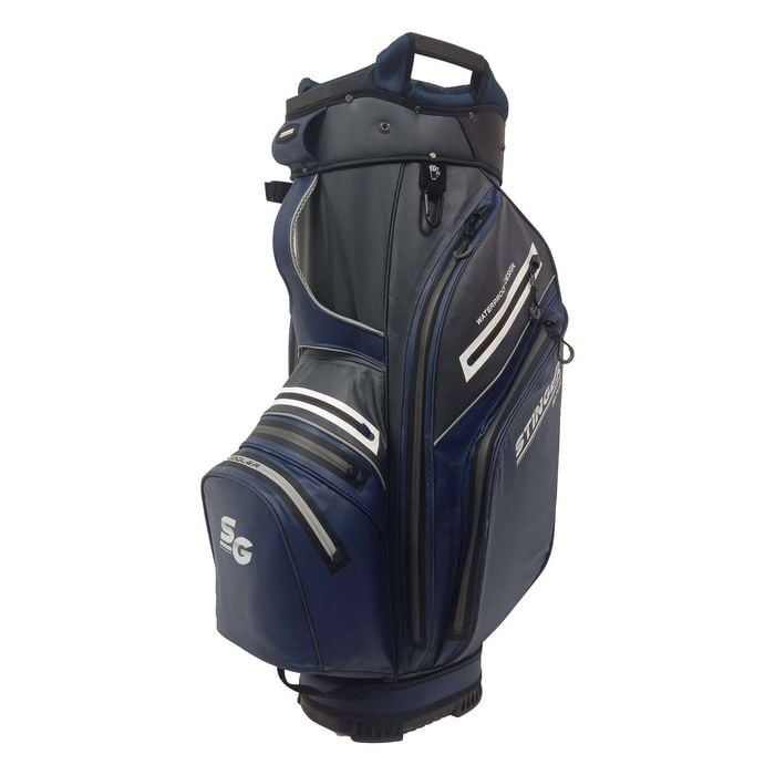 Stinger Waterproof Golf Bag - Black/Navy