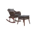 Cannes Rocking Chair with Foot Stool