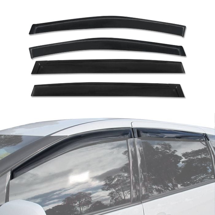 AUSGO Weather Shields For Toyota Estima 2006-2019 Weathershields Window Visors Wind Deflectors