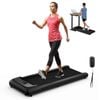 Costway 2.25HP Electric Treadmill Running Machine Walking Machine w/LED Display&Remote Control Home Black