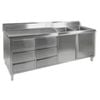 Modular Systems Kitchen Tidy Cabinet With Double Right Sinks Dsc-2100r-h