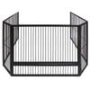 Scandia Heater Guard With Door - Large Black
