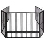 Scandia Heater Guard With Door - Large Black