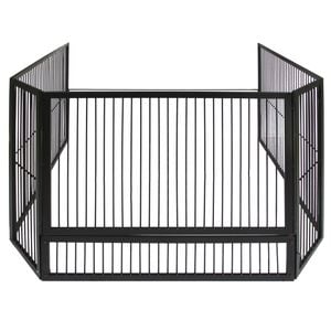 Scandia Heater Guard With Door - Large Black