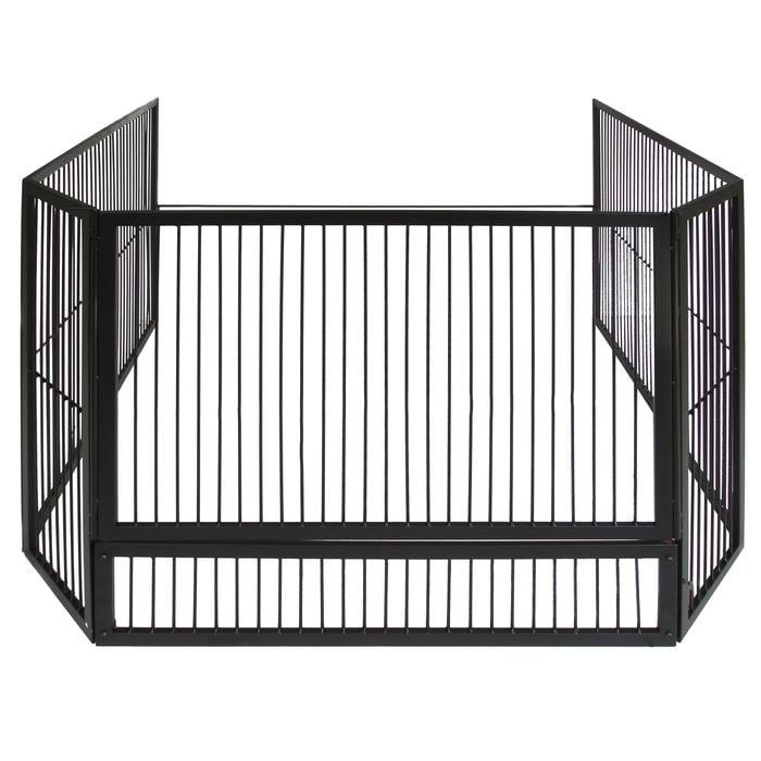 Scandia Heater Guard With Door - Large Black