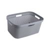 Ezy Storage 50L Mode Laundry Basket - Grey 