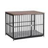 I.pet Extra Large Dog Crate Furniture 107cm Dog Cage Puppy Pet Wooden Black