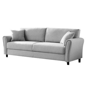 Clover Linen Sofa - Light Grey