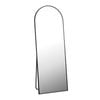 Oikiture 166x60cm Arched Black Full Length Mirror Floor Mirrors Free Standing
