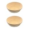 2PK Brunswick Bakers Round Rattan 25cm Bread Banneton Basket Sourdough Basket