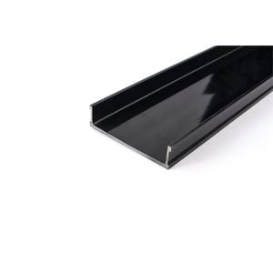 Grates 2 Go 1000mm Black Modular Shower Drain Base Channel