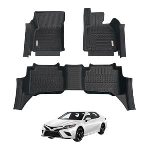 AUSGO Car Floor Mats for Toyota Camry Hybrid 2017-2024 All-Weather Floor Liners