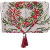 LVD 34x180cm Polyester Wreath Christmas Table Runner Home/Kitchenware Decor