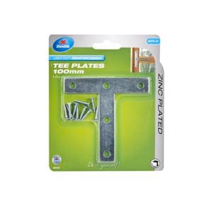 Zenith Tee Mending Plate 100 x 100mm ZP 2pk