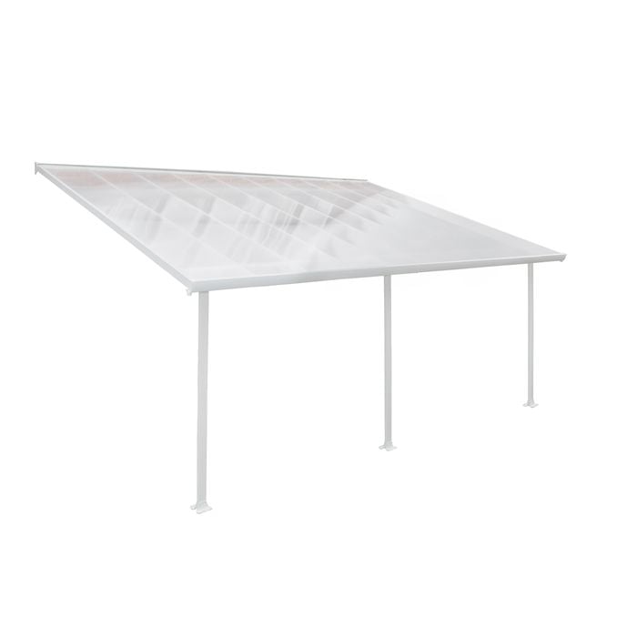 Canopia 3.0 x 6.06 x 4.0m White/Clear Feria DIY Pergola Kit
