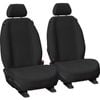 For Isuzu D-Max TF Dual Space Cab 2020-On Super Tough Black Front Canvas Car Seat Cover