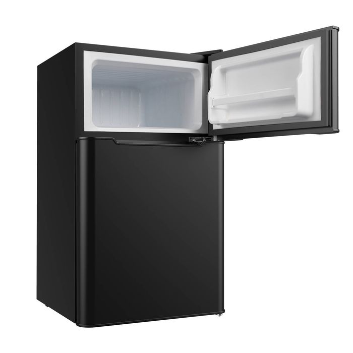 YOPOWER 90L Bar Fridge Mini Freezer Black