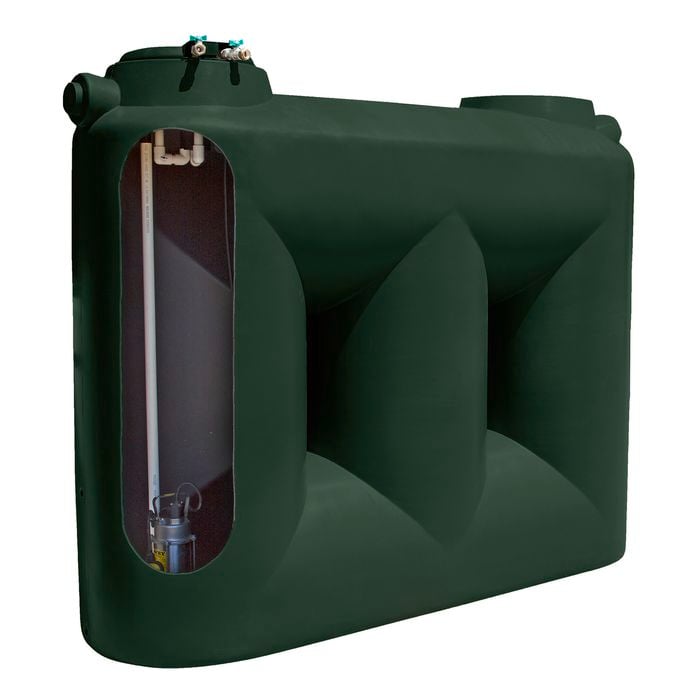Clark Tanks 5000L Heritage Green Tradepack Tank And Davey Evo MK2 Pump