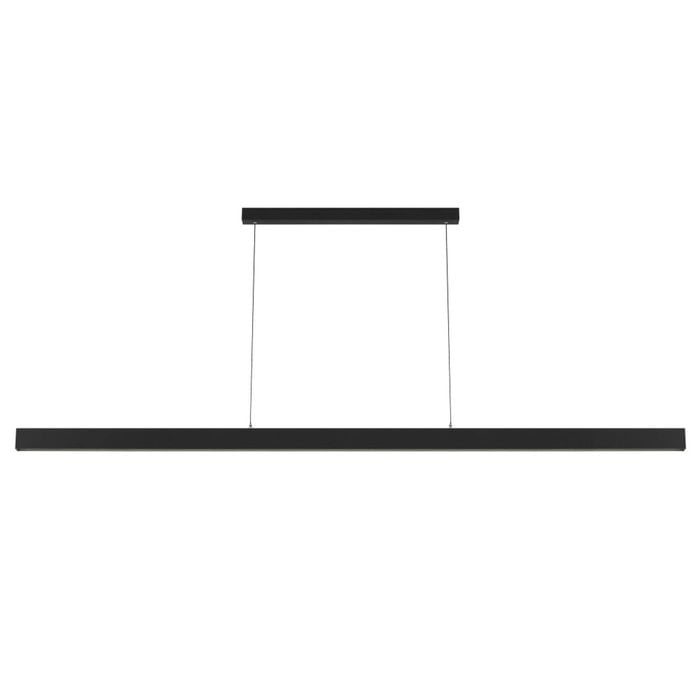 Telbix Navaro Modern Pendant Hanging Lamp Light Aluminium Polycarbonate Black Opal