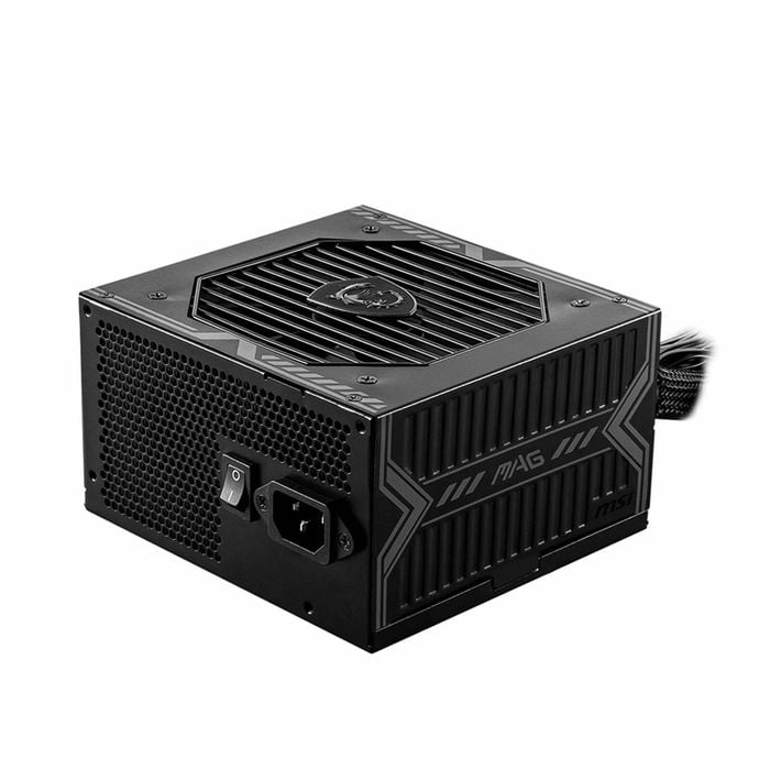 Msi Mag A650bn 650w Power Supply, 80 Plus Bronze, Up To 85% Efficiency, Active Pfc, Ocp / Ovp / Opp / Otp / Scp
