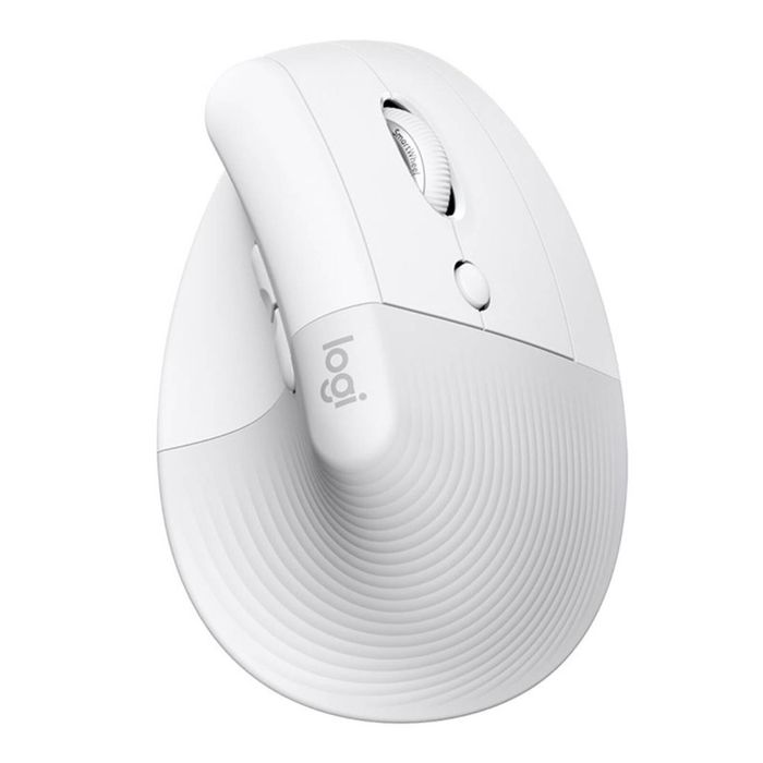 Logitech Lift Vertical Ergonomic Wireless Optical Mouse 910-006480 - Off White/Pale Grey