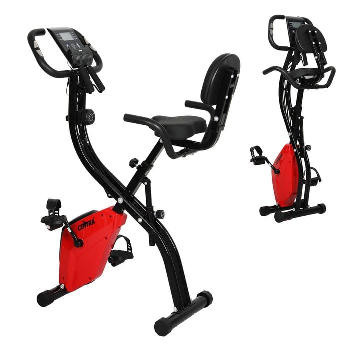 Centra Folding 16 Levels Exercise Bike with Resistance Bands