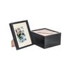 Nicola Spring 8" x 10" Black 3D Box Photo Frames - 4" x 6" Mount - Pack of 5