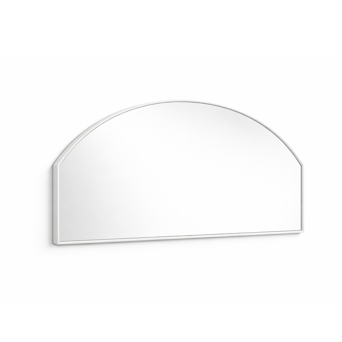 Barelli  600 x 1200mm Signature High Specification Luce White Arch Framed Mirror