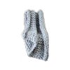 Hand Knitted Blanket Acrylic Yarn Blanket Throw Rug - Grey