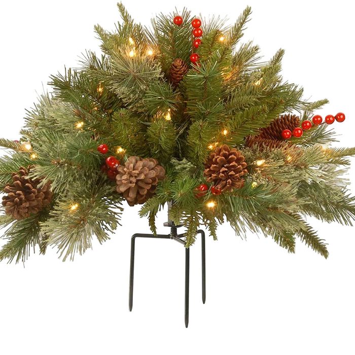 Lifebay Pre-Lit Artificial Christmas Tree with LED Lights