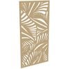ProtectorAl 300-1200w x 1201-2400h Gold Matt/Gloss White Jungle Unframed Composite Deco Panel